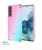 Clear Gradient Case for Samsung Galaxy S23 Ultra S22 S21 Plus S20 FE S10 Shockproof Phone Cases with Bumper Slim Cover