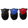 Warm Air Soft Fleece Bike Mezza maschera Copri cappuccio Protezione Ciclismo Sci Sport Outdoor Winter Neck Guard Sciarpa Cappellini Maschere