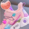 Winter kids Sport Shoes For Girls Sneakers Children Boys Fashion Casual Running Leather Child for girls 220115