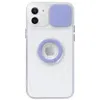 Handyhüllen für iPhone 14 Pro Max 13 Mini 12 11 XS XR X 8 7 Plus SE Candy Sliding Lens Camera Stoßfest Transparente, klare, harte Acrylabdeckung mit Ständerhalter