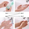 20pcs / set mini papier de savon de voyage portable MOQ 1000sets aromathérapie lavage des mains savons de bain outils de lavage de voyage base emballée accessoires de salle de bain DHL