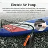 Outils pneumatiques pompe à air électrique 20PSI 16PSI gonflage haute pression portable double étage arrêt automatique avec 6 buses pour bateau gonflable Surfbo