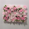 Panneau de fleurs décoratifs pour mur de fleurs feuilles artificielles de soie artificielle fleurs de mariage décor de mur de bébé douche de bébé fête