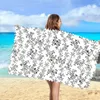 High quality Beach Towel Black Print Pattern Kids Adults Quick Dry Soft bath towels Shower Lightweight Swimming Yoga Blankets3203