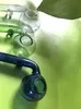 Tuyau de brûleur à mazout de narguilé en verre super incurvé 12cm brûlant des tuyaux de tube de clous de fumer avec des points d'équilibrage