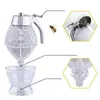 Newsqueez Bottle Honey Jar Container Kök Tools Bee Drip Dispenser Kettle Storage Pot Stativhållare Juice Sirap Cup EWB7974