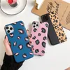 Leopardenmuster IMD Matte Handyhüllen für iPhone 13 Pro 12 Max Mini 11 XR 8 Plus Soft Cover6753513