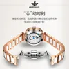 Designer horloges luxe dames diamant automatische polshorloges mechanisch horloge saffier klok roestvrij staal keramisch skelet dames pols horloges mode