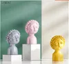 Nordic Resin Butterfly Girls Statues Ornaments Home Livingroom Table Figurines Accessories Crafts Furnishing Decoration Art 210414