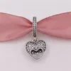 Charms do tworzenia biżuterii Zestawy Mum Pandora 925 Sterling Silver Bransoletki Kobiety Dziewczyna Bransoletka Łańcuch Wisiorek Heart Mom Naszyjnik Kocham cię Prezent jej Europa Style 791950cz