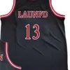 Nikivip James Harden 13 Retro LaUnfd Black Basketball Jersey Mens costurará o nome personalizado Jerseys Top Quality