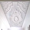 Пользовательские обои 3D европейский стиль белый цветочный узор живущая комната потолочные фрески обои спальня водонепроницаемый
