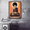 Lord Buddha Painting Poster Print Home Decor Framed of Unframed Photopaper Material