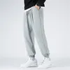 M￤ns byxor Men 2022 V￥ren och h￶sten Casual Loose Loar Size Hong Kong Style Cotton Sweatpants Youth Beam SW