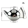 Teapot Container Coffee Pot Kettle Filter Induction Cooker Ball Shape Stainless Steel Durable Maker for home el 210813