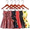 Summer Girls Clothes Fashion Flower Dresses for Girls 3-12 Year Big Child Girls Dresses New Kids Sleeveless Beach dresses Q0716