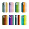 fidget Toy Case Descompressão Capas de silicone para iPhone 13 12 11 Pro Xs Max Xr 7 8 Plus