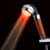 Shower Head Led Temperature Shower Spray Heads RGB 7 Colorful Light Water Bath Bathroom Filtration #41#40