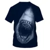 T-shirt da uomo con stampa 3D da pesca T-shirt da uomo a maniche corte moda Harajuku T-shirt unisex da streetwear estiva Sostenere l'OEM