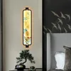 Новые китайские настенные светильники живущая комната фон стены стены лампы эмаль цвет творческой личности крыльцо проход спальня прикроватные светильники