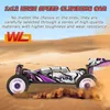 Wltoys 124019 Высокоскоростной гоночный автомобиль 60 км/ч 112 24 ГГц Радиоуправляемый автомобиль Внедорожный дрифт-автомобиль RTR 4WD Шасси из алюминиевого сплава Шестерня из цинкового сплава 213793755