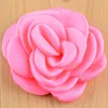 2,36 pouces cuit au four satin rosette fleurs artificielles articial fait à la main vêtements accessoires de cheveux mode bricolage marchandises MH31 x0722