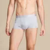 Herren-Seidenhöschen, 100 % natürliche Seide, Boxershorts, mittelhohe Unterwäsche, gesunde Herrenunterwäsche, einfarbig, Marineblau, Khaki, Silber, 2018, Neu H1214