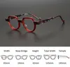 Mode Lunettes De Soleil Cadres Top Qualité Acétate Myopie Lunettes Vintage Femmes Optique Lunettes Clair Lentille Prescription Ordinateur Lunettes Pour M