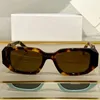 Woman P home sunglasses SPR17WF designer party glasses ladies stage style top high quality Fashion concave-convex three-dimensional line mirror frame Size 51-20-145