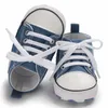 Zapatos de bebé para recién nacidos, niños y niñas, zapatos de cuna, primeros pasos, niños pequeños, suela blanda, suela antideslizante, zapatillas informales de 0 a 18 meses