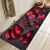 Tappeti 1Pcs Succo di frutta fresca Modello Corridoio Cucina Porta d'ingresso Zerbino antiscivolo Tappeti Soggiorno Camera da letto Decor Alfombra