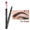 Crayon à sourcils naturel imperméable à quatre griffes, teinte pour les yeux, maquillage trois couleurs marron noir gris, brosse cosmétique 3882831