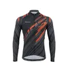 Pro équipe géante cyclisme à manches longues Jersey Mens Mtb Bike Shirt Automne Breathable Racture Racing Tops Road Bicycle Vêtements Outdoo309n