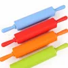 Mattarello in silicone antiaderente Mattarello per fondente Utensili da cucina fai-da-te Rullo per gnocchi Strumenti per torte 30x4,2 cm