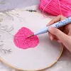 Magic Needle embroidery Pen Stitching Punch Needles Tool Sets DIY Craft Sewing Kit Tools For Embroideries Patterns