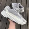 Kanye 700 v2 Running Shoes Ash Blue sneaker Zebra Cinder Tail Light 3M Reflective Israfil Asriel Linen Womens Mens Top Quality Trainers With Box Size From 36-45