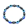 Collier pour les yeux diaboliques pour les femmes cl￩s de cl￩s turcs turcs Blue Blue Eye Bracelet Handmade Garmes Bracelets Greek Mati Hamsa Nazar Men Evil Eye Jewelry