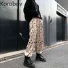 Nouvelle arrivée Harajuku Femmes Pantalons Coréen Été Taille haute Polkia Dot Imprimer Femme Pantalon Streetwear Chic Pantalon 2a568 210430