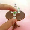 112 Dollhouse Miniature Accessories Mini Resin Vodka Bottle Wine Glass Set Simulation Drink Model Toy for Doll House Decoration1943732