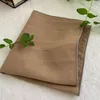 테이블 냅킨 12pcs 100 % Linen Napkins 36x43cm 씻어 일반 패브릭 차 점심 천으로 부드러운 면화 placemat visiette de