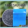 Verpakkingszakken Blauw Mini Miniatuur Zip Lock Grip Plastic Opslagverpakking Voedsel Snoep Bonen Sieraden6786214