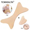 2 datorer trä GUA SHA TOOL SET BODY MASSAGER SCRACHING BOARD SLAMNING GUASHA MASSAGE BOARD FÖR BACK NECK MERIDIAN BEAUTY MURGED