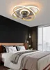 Modern bedroom decor led ceiling fan light lamp dining fans with lights remote control lamps for living room