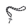 Pendentif Colliers 1pcs 27cm Collier de perles orthodoxes Collier Crucifix du Christ Prayer9897283