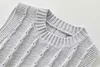Gilet bébé pull tricoté pull pour enfants gilet d'automne style tout-match tissu extérieur bébé fille vêtements d'hiver 210515