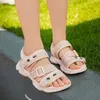 여름 어린이 샌들 소녀 캐주얼 패션 비치 샌들 소년 야외 소프트 밑단 가벼운 학생 신발 210713
