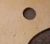 Stor träfärgpalett Hantverksverktyg Bricka Konstnär Akvarelltallrik Oval formad non-stick oljeblandningspall 16 x 12 tum