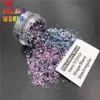 TCT-350 Chameleon Color Mylar Shard Нерегулярный блеск для ногтей украшения тела искусства Tumblers DIY ремесел фестиваль аксессуары