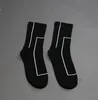 Performance Kussen Crew Socks Katoen Wicking Duurzaam Fashion Casual Everyday Stripe Sok voor Men Women White Black