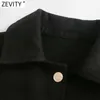 Wiosna Jesień Kobiety Moda Kieszenie Patch Złoty Przyciski Koszula Płaszcz Kobieta Z Długim Rękawem Casual Kurtka Chic Topy CT636 210420